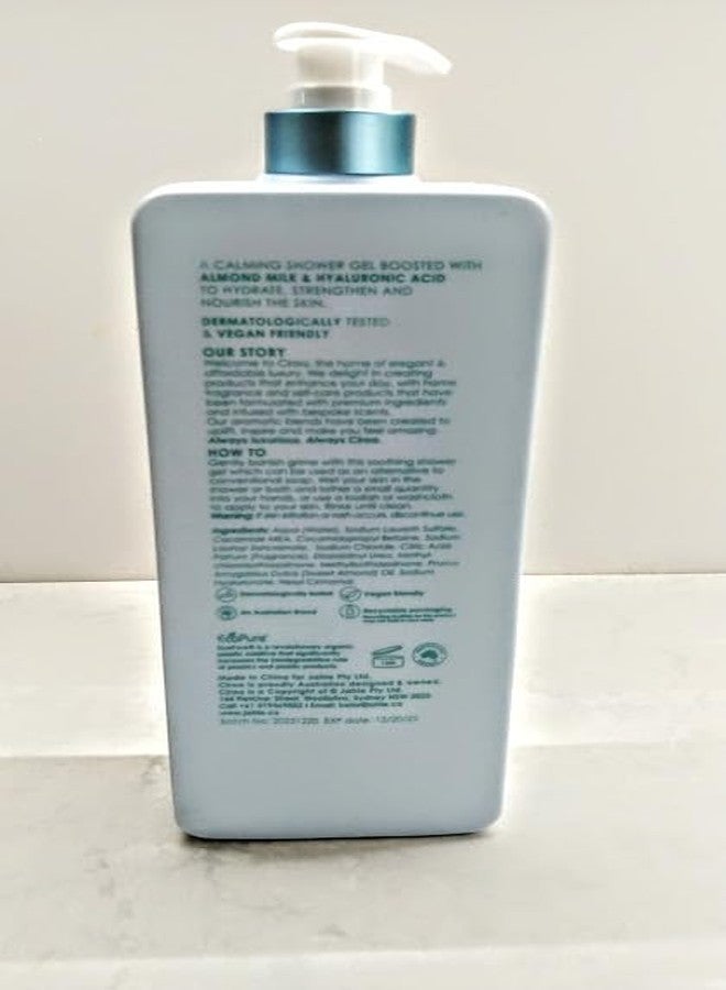 Ciroa, Almond Milk & Hyaluronic Acid, SHOWER GEL, Hydrate & Nourish, 33.8 fl oz 1,000ml (Pack of One) - Image 5